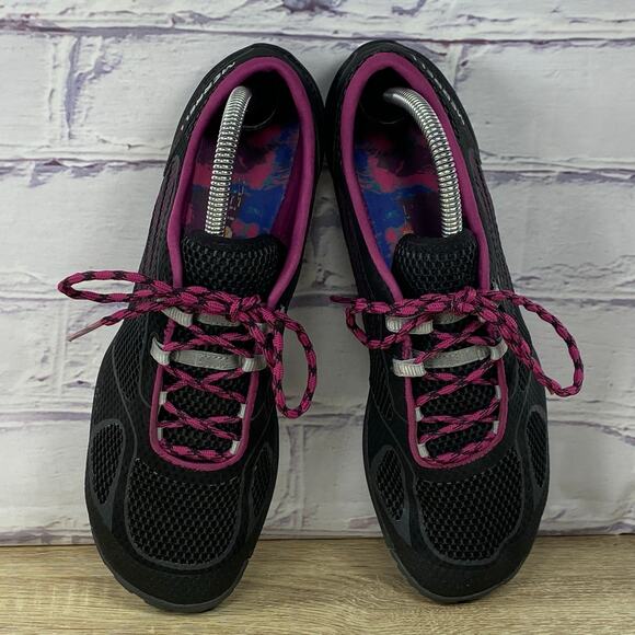 Merrell Pace Glove 2 Black Purple Barefoot Running Shoes Women's 9.5 Minimalist - Picture 6 of 8